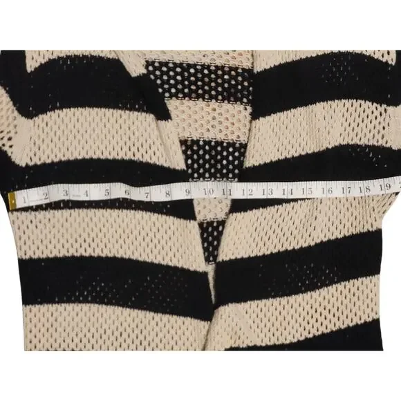 Xhilaration Womens Open-Front Knit Cardigan w short cuffed sleeves Size L EUC - Picture 6 of 10